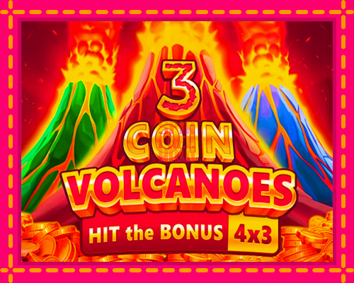 Stroj 3 Coin Volcanoes so zaujímavou mechanikou