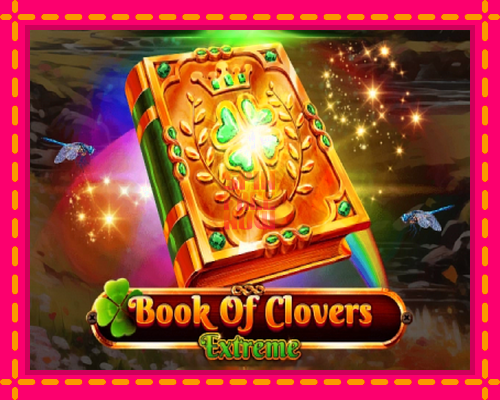 Stroj Book of Clovers - Extreme so zaujímavou mechanikou