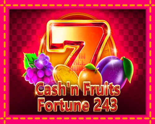 Stroj Cashn Fruits Fortune 243 so zaujímavou mechanikou