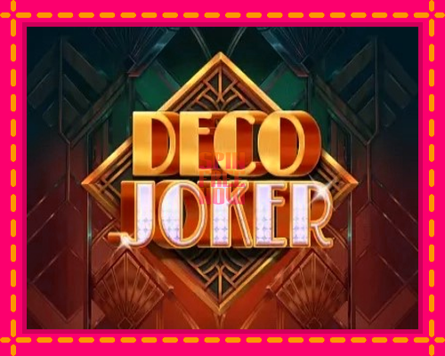 Stroj Deco Joker so zaujímavou mechanikou