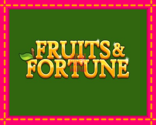 Stroj Fruits & Fortune so zaujímavou mechanikou