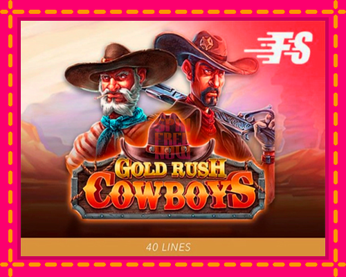 Stroj Gold Rush Cowboys so zaujímavou mechanikou