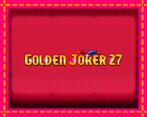 Stroj Golden Joker 27 Hold & Win so zaujímavou mechanikou