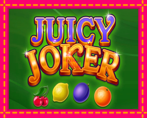 Stroj Juicy Joker so zaujímavou mechanikou