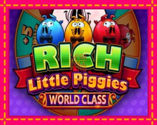 Stroj Rich Little Piggies World Class so zaujímavou mechanikou