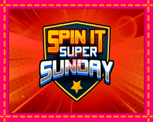 Stroj Spin It Super Sunday so zaujímavou mechanikou