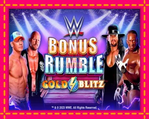 Stroj WWE Bonus Rumble Gold Blitz so zaujímavou mechanikou