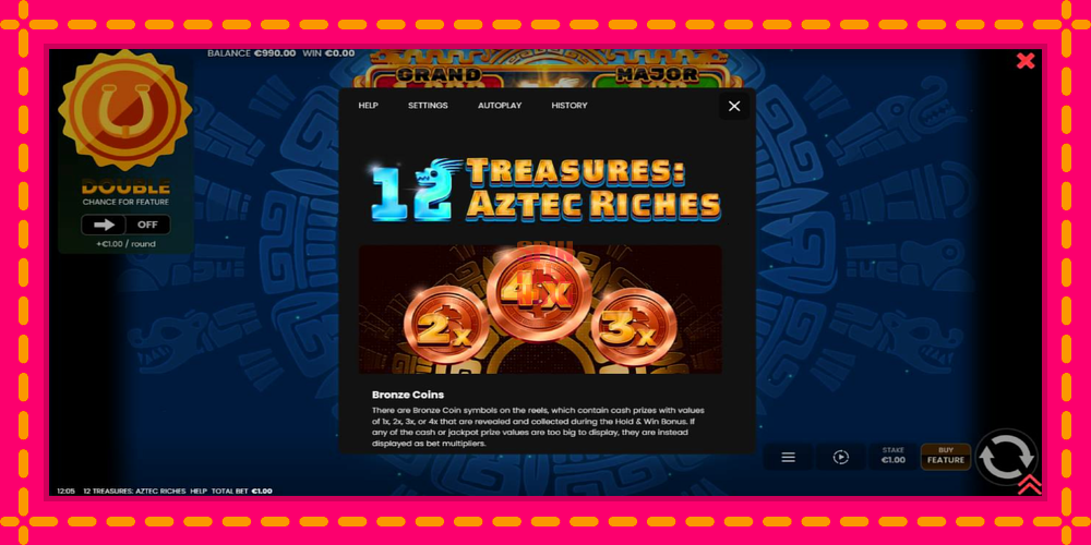 12 Treasures: Aztec Riches hrací automat s pohodlnými bonusmi, predstaviť si 5