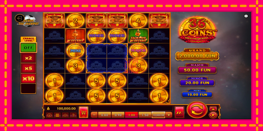 36 Coins Score The Jackpot hrací automat s pohodlnými bonusmi, predstaviť si 2