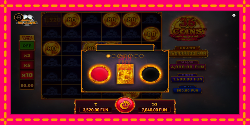 36 Coins Score The Jackpot hrací automat s pohodlnými bonusmi, predstaviť si 6