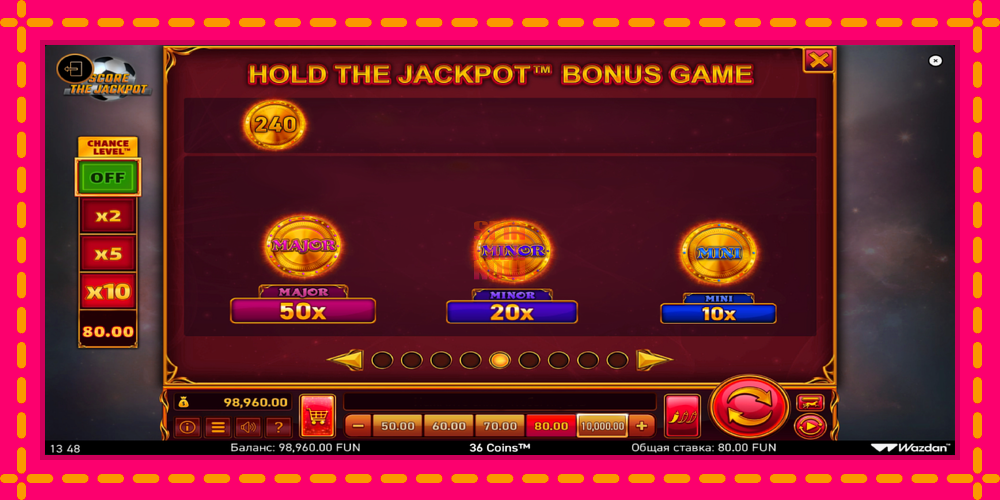 36 Coins Score The Jackpot hrací automat s pohodlnými bonusmi, predstaviť si 7