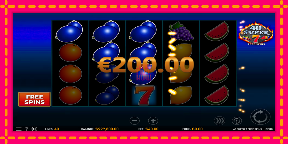 40 Super 7 Free Spins hrací automat s pohodlnými bonusmi, predstaviť si 3