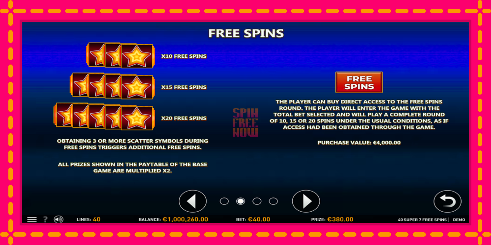 40 Super 7 Free Spins hrací automat s pohodlnými bonusmi, predstaviť si 6