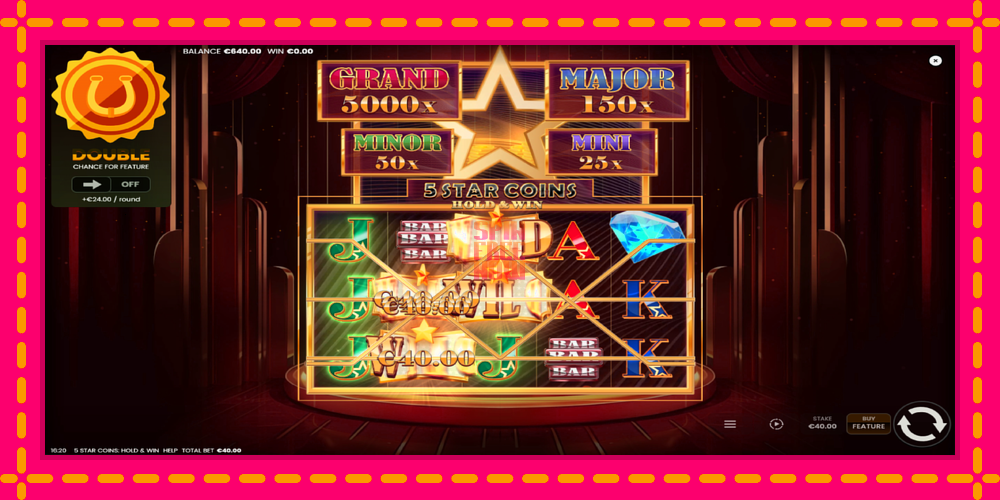 5 Star Coins: Hold & Win hrací automat s pohodlnými bonusmi, predstaviť si 3