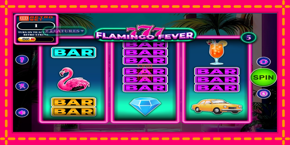 777 - Flamingo Fever hrací automat s pohodlnými bonusmi, predstaviť si 1