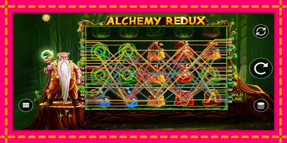 Alchemy Redux hrací automat s pohodlnými bonusmi, predstaviť si 1