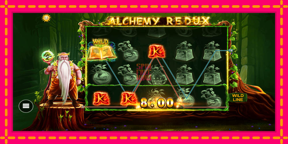 Alchemy Redux hrací automat s pohodlnými bonusmi, predstaviť si 3