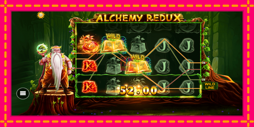 Alchemy Redux hrací automat s pohodlnými bonusmi, predstaviť si 5