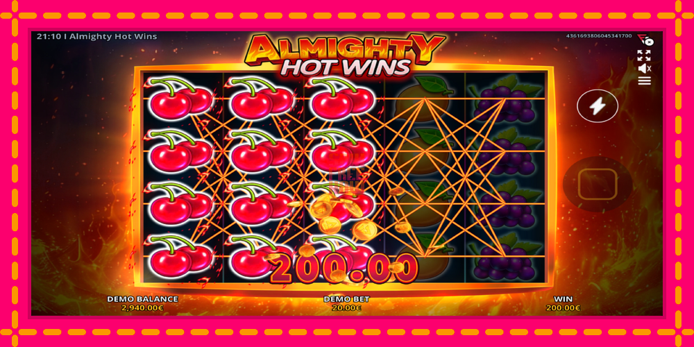 Almighty Hot Wins hrací automat s pohodlnými bonusmi, predstaviť si 2