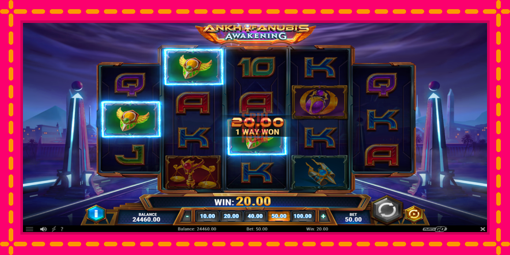 Ankh of Anubis Awakening hrací automat s pohodlnými bonusmi, predstaviť si 4