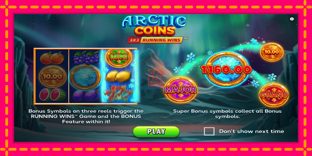 Arctic Coins hrací automat s pohodlnými bonusmi, predstaviť si 1