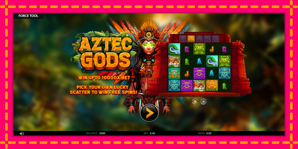 Aztec Gods hrací automat s pohodlnými bonusmi, predstaviť si 1