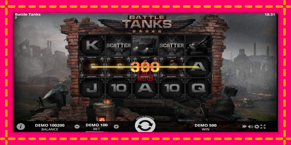 Battle Tanks hrací automat s pohodlnými bonusmi, predstaviť si 3