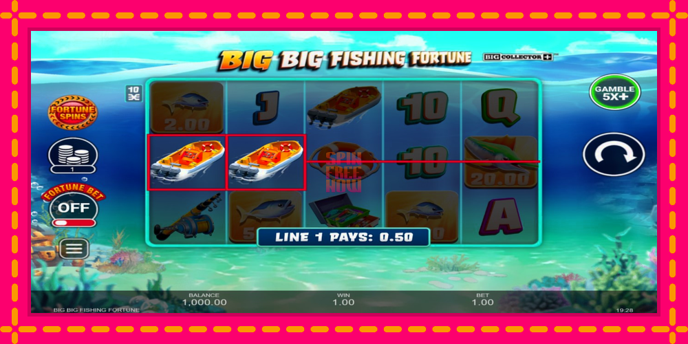 Big Big Fishing Fortune hrací automat s pohodlnými bonusmi, predstaviť si 3