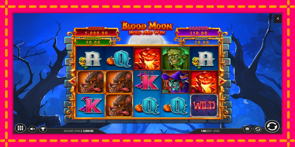 Blood Moon Hold and Win hrací automat s pohodlnými bonusmi, predstaviť si 1