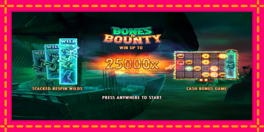 Bones & Bounty hrací automat s pohodlnými bonusmi, predstaviť si 1