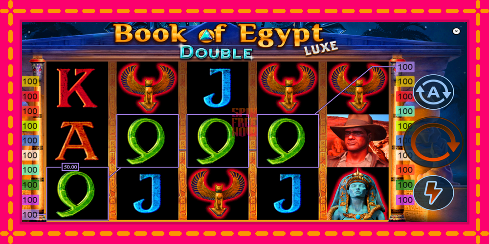 Book of Egypt Double Luxe hrací automat s pohodlnými bonusmi, predstaviť si 4