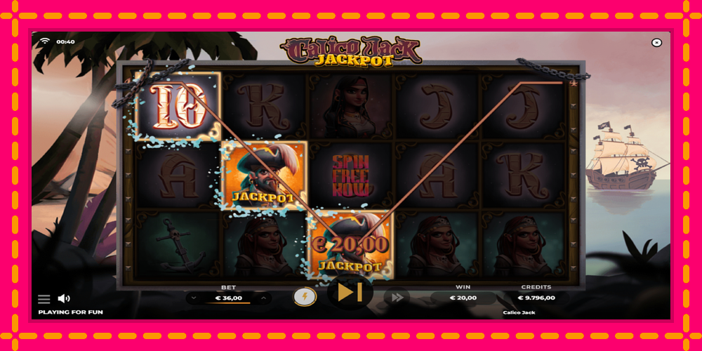 Calico Jack Jackpot hrací automat s pohodlnými bonusmi, predstaviť si 4