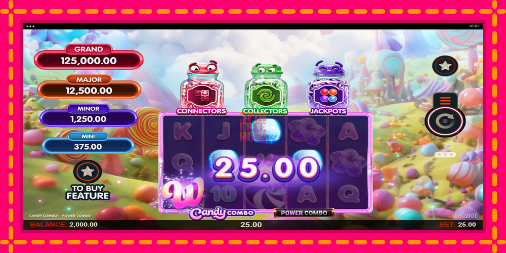 Candy Combo Power Combo hrací automat s pohodlnými bonusmi, predstaviť si 3