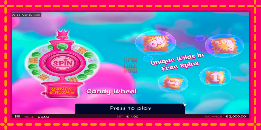 Candy Rush hrací automat s pohodlnými bonusmi, predstaviť si 1