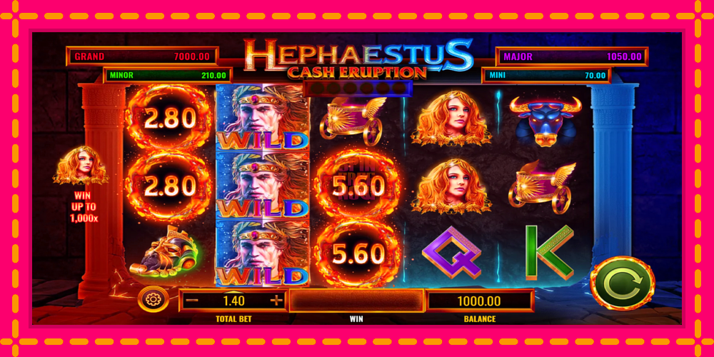 Cash Eruption Hephaestus hrací automat s pohodlnými bonusmi, predstaviť si 2