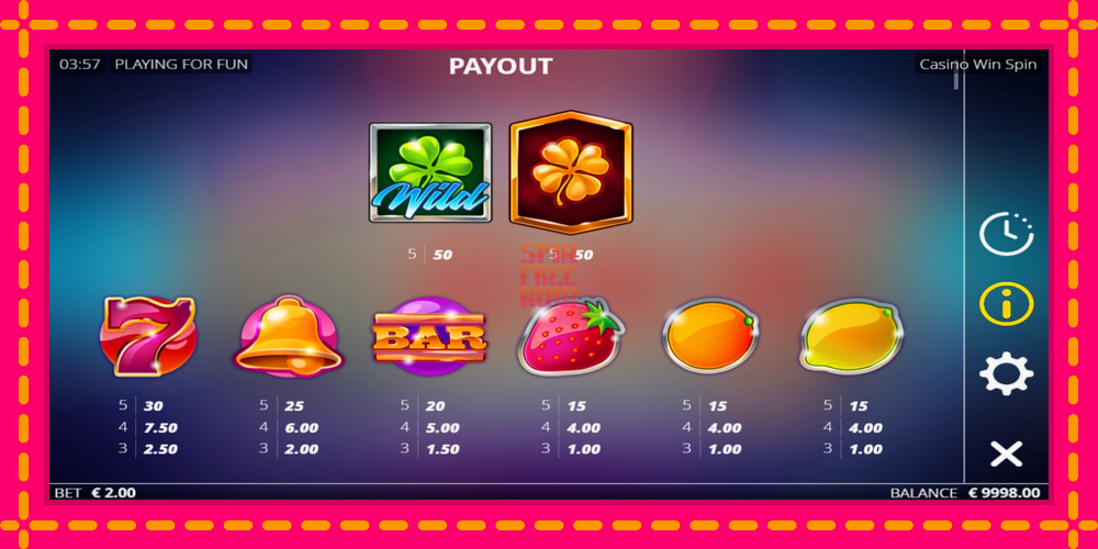 Casino Win Spin hrací automat s pohodlnými bonusmi, predstaviť si 4