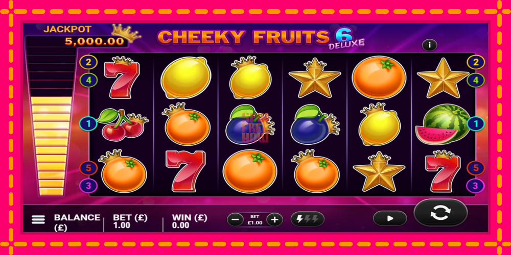 Cheeky Fruits 6 Deluxe hrací automat s pohodlnými bonusmi, predstaviť si 2