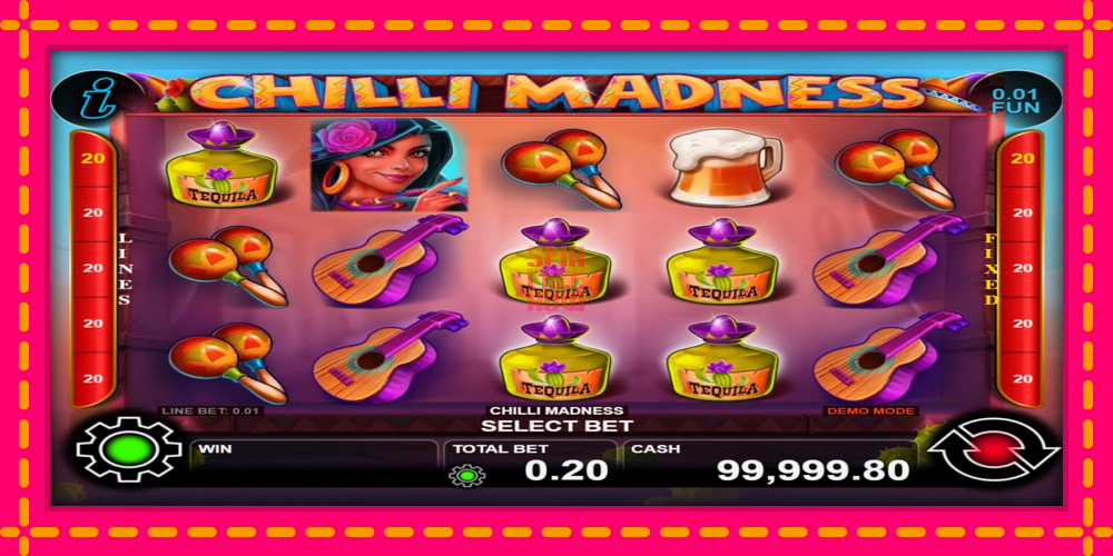 Chilli Madness hrací automat s pohodlnými bonusmi, predstaviť si 1