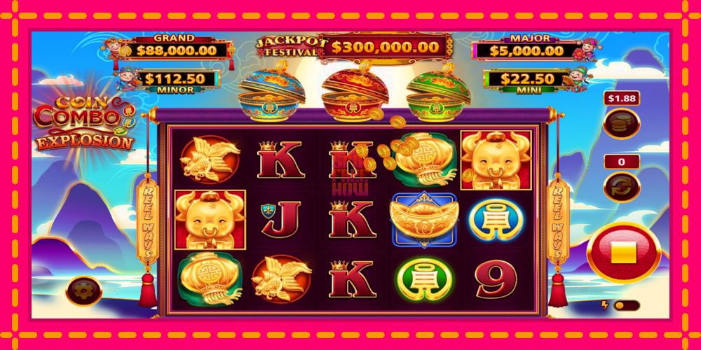 Coin Combo Explosion Jackpot Festival hrací automat s pohodlnými bonusmi, predstaviť si 3