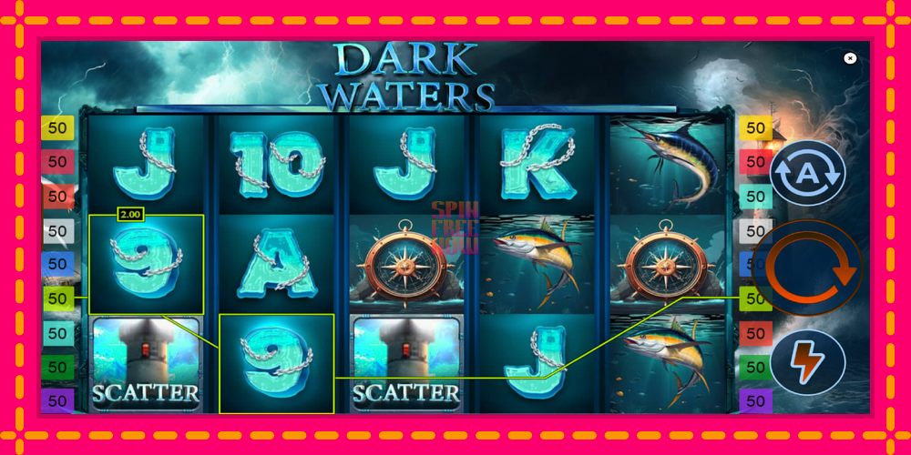 Dark Waters hrací automat s pohodlnými bonusmi, predstaviť si 3