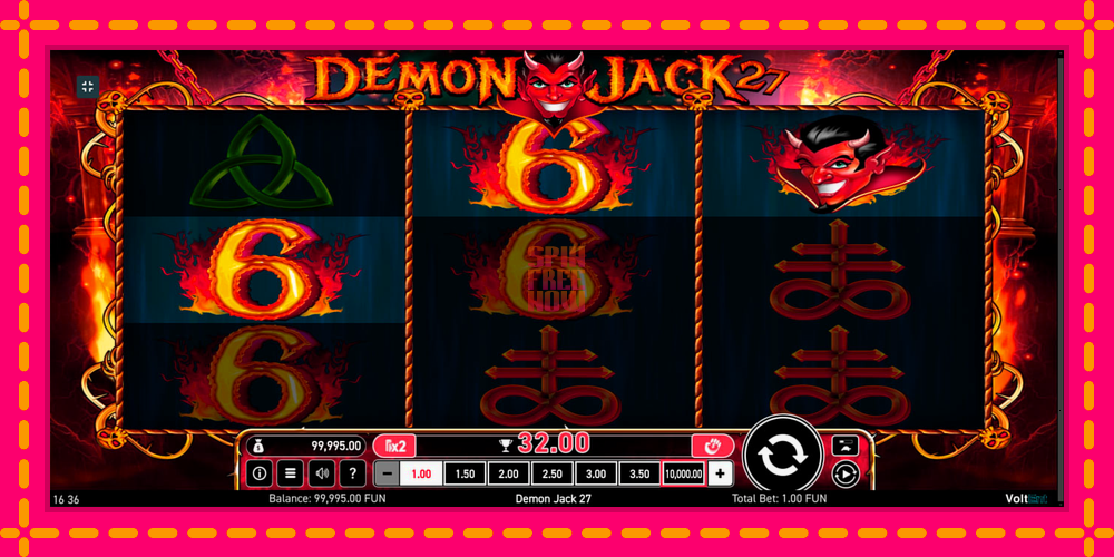 Demon Jack 27 hrací automat s pohodlnými bonusmi, predstaviť si 3