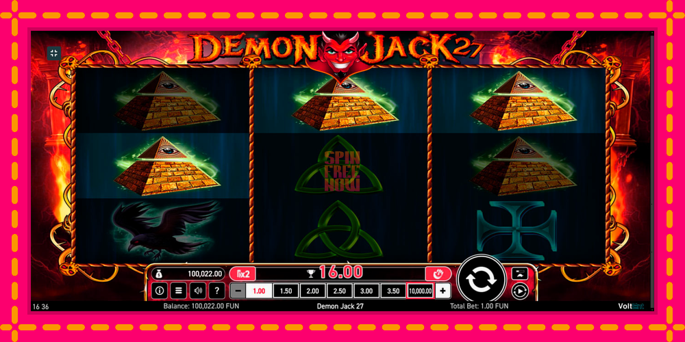 Demon Jack 27 hrací automat s pohodlnými bonusmi, predstaviť si 5