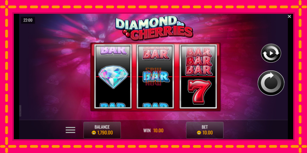 Diamond Cherries hrací automat s pohodlnými bonusmi, predstaviť si 3