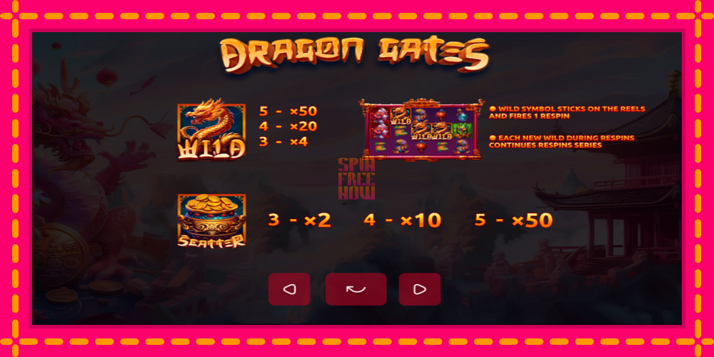 Dragon Gates hrací automat s pohodlnými bonusmi, predstaviť si 4