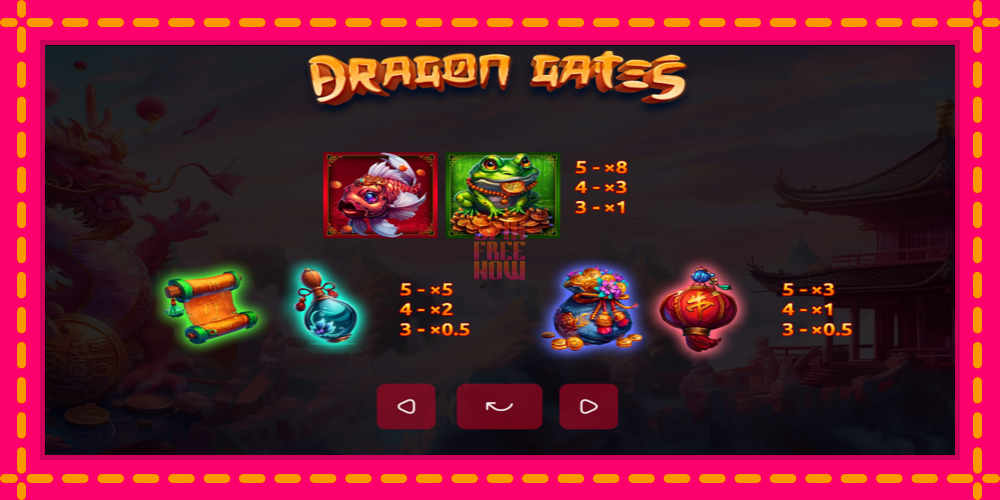 Dragon Gates hrací automat s pohodlnými bonusmi, predstaviť si 6