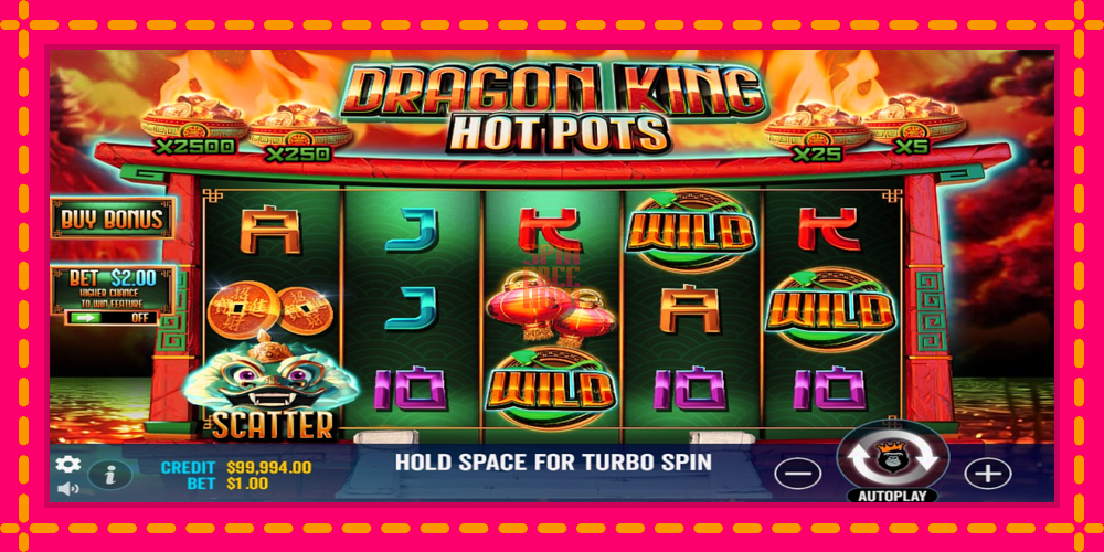 Dragon King Hot Pots hrací automat s pohodlnými bonusmi, predstaviť si 3