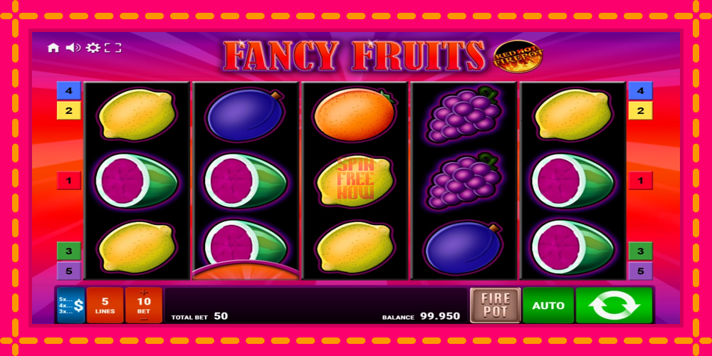 Fancy Fruits Red Hot Firepot hrací automat s pohodlnými bonusmi, predstaviť si 1