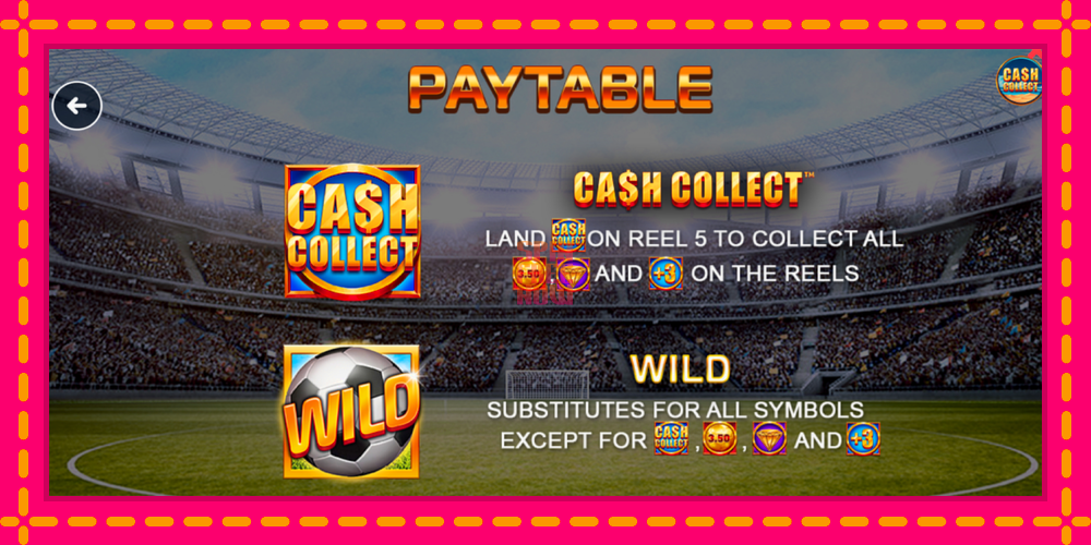 Football Cash Collect PowerPlay Jackpot hrací automat s pohodlnými bonusmi, predstaviť si 5