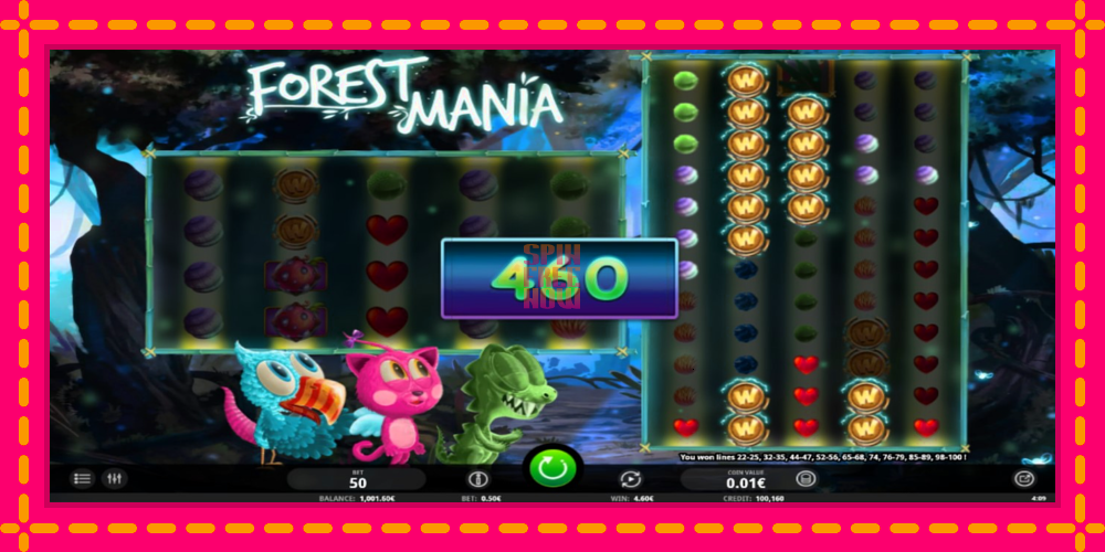 Forest Mania hrací automat s pohodlnými bonusmi, predstaviť si 3