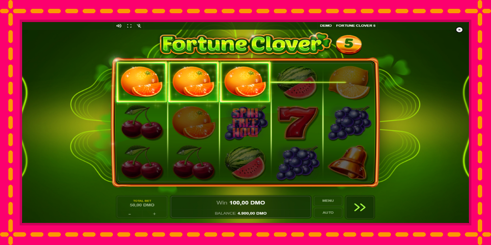 Fortune Clover 5 hrací automat s pohodlnými bonusmi, predstaviť si 4